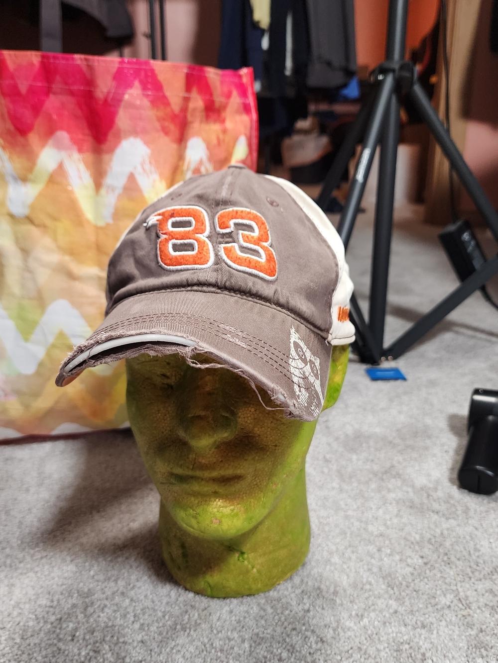 Hooters Brown & White '83' Embroidered Baseball Cap
